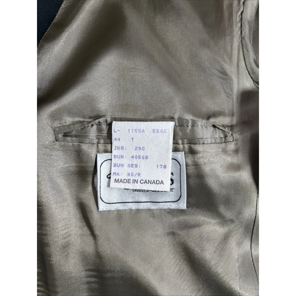 Sanlorenzo 40R Dark Gray Wool Jacket